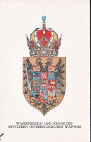 Das mittlere Wappen der österreichischen Länder (Wappenschild)